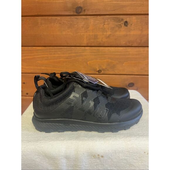 5.11 Tactical Mens A.T tm Trainer work Shoes Sz 7 Black NWB - Picture 2 of 8